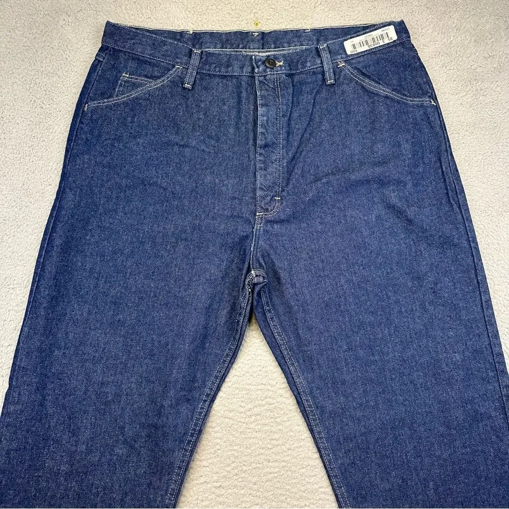 Bulwark FR Jeans Mens 40x34 Blue Denim Flame Resistant Work Wear Straight 38x34*
